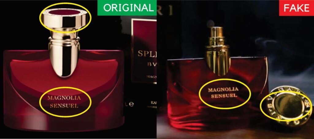 Perbedaan botol parfum original dan palsu