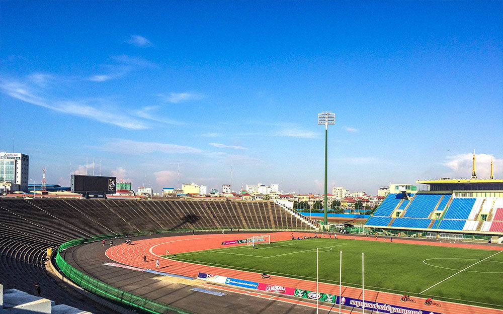 Phnom Penh National Olympic Stadium.