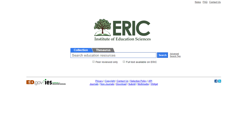 Educational Resources Information Center (ERIC)