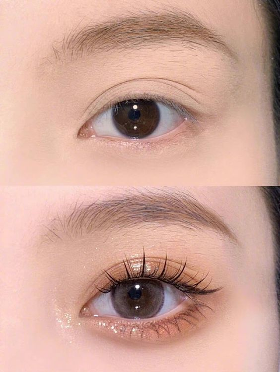 eye lashes ala korea, eye lashes doll makeup, eyelashes lentik korea, eyelashses natural korea