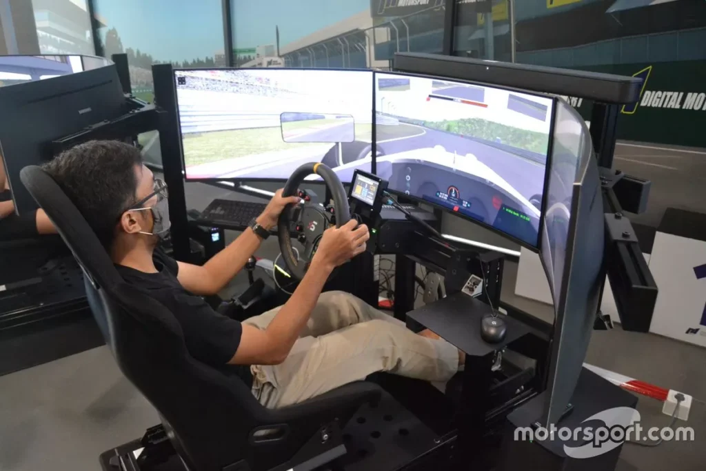 Mencoba Sim racing Indonesia bersama P1 Akademi Digital Motorsport Indonesia