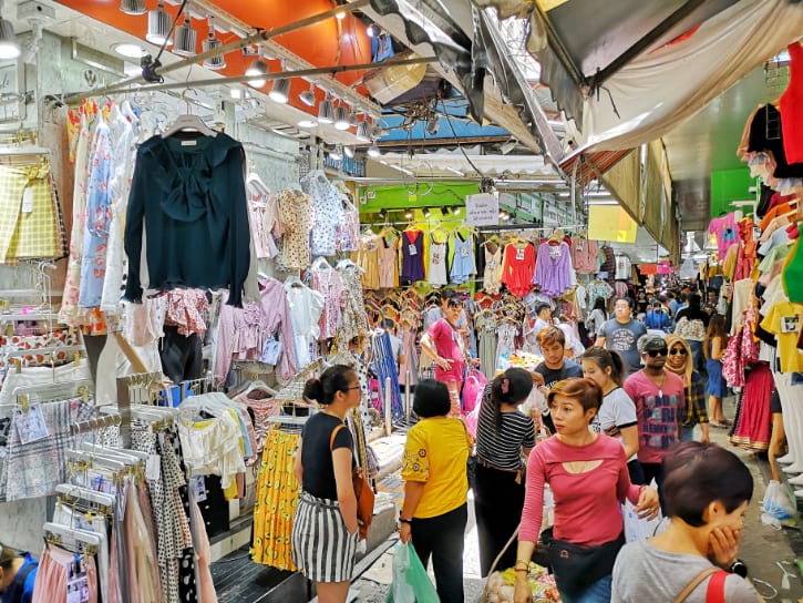 pasar pratunam di Bangkok