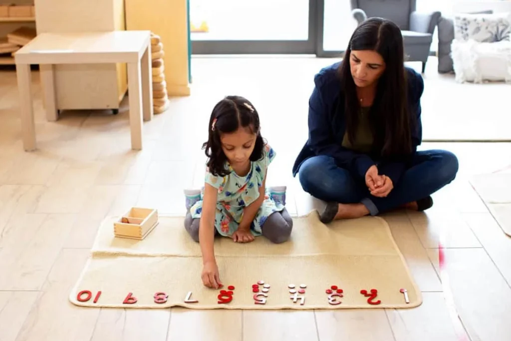 Belajar matematika secara langsung dengan Montessori