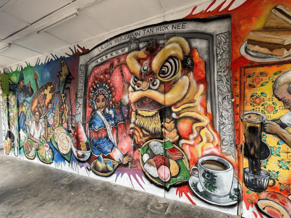 Keindahan Mural Khas Chinatown di Tan Hiok Nee Street Art Johor Bahru