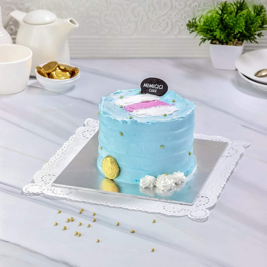 Korean Cake Blue Ocean