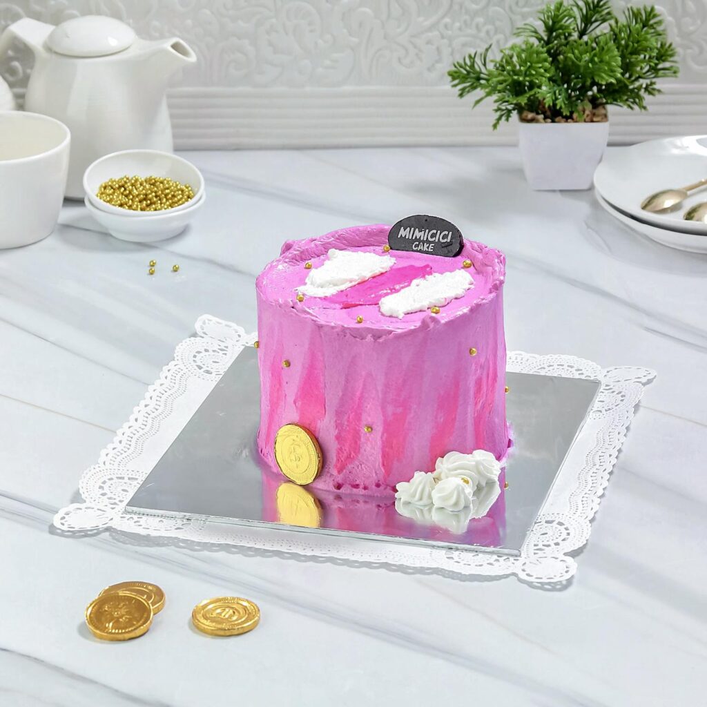 Korean Cake Purple Little Pink