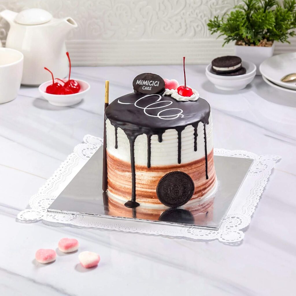 Kue Ulang Tahun Choco Dripcake 12cm