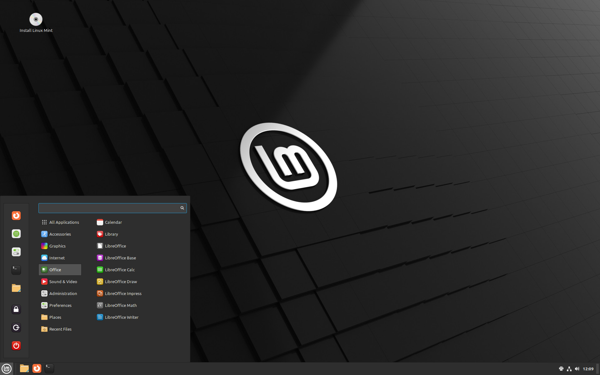 Linux Mint dekstop screenshot