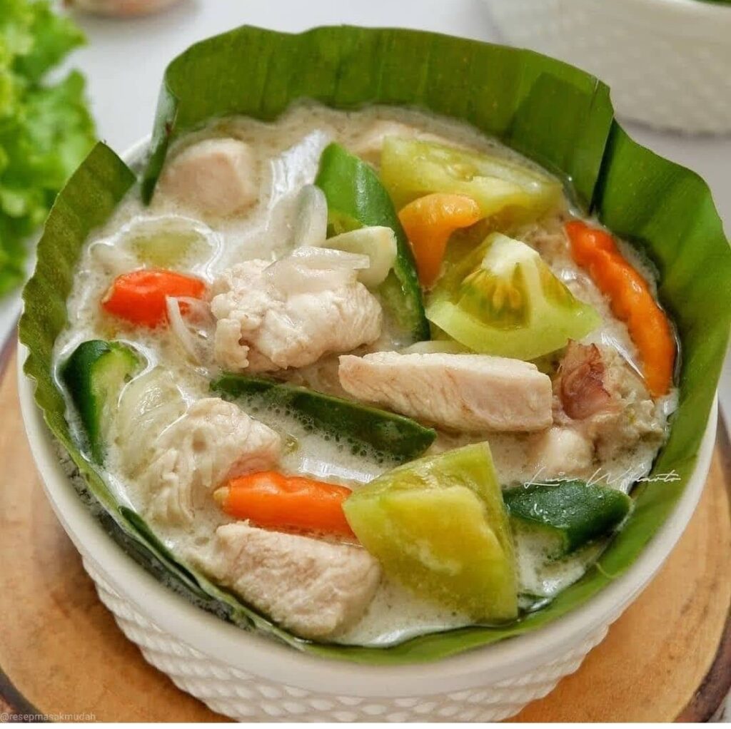 hasil resep masakan ayam garang asem