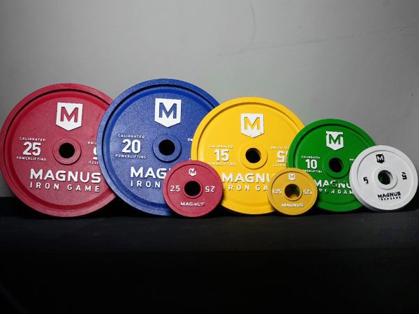 Alat gym magnus powerlifting calibrated plates all variant