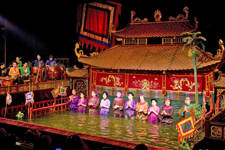 Pertunjukan Wayang Air Vietnam