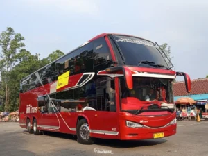 Double Decker dengan Sleeper dan Executive Class Surabaya Jakarta Mtrans