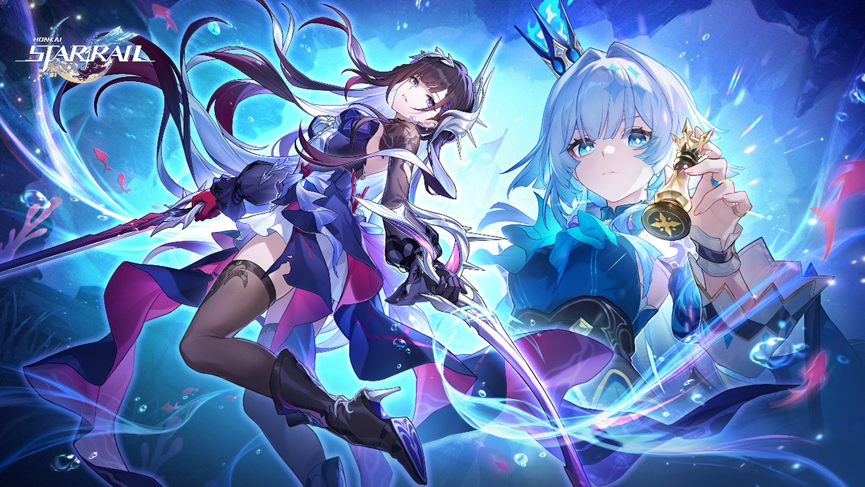 Poster Honkai: Star Rail, berisi dua karakter baru di Honkai: Star Rail