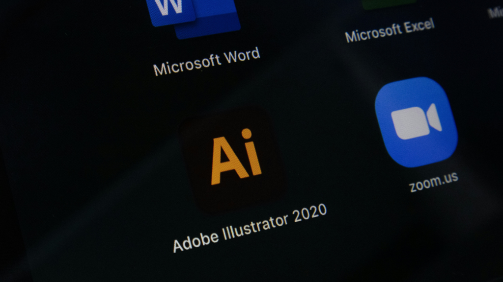 Ikon aplikasi Adobe Illustrator 2020 di layar perangkat
Photo Source: Iyus Sugiharto