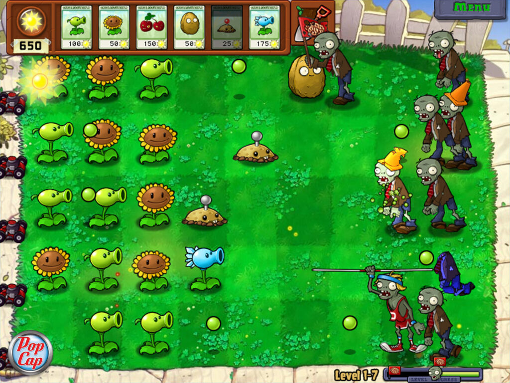 Plants vs Zombies (Sumber: Steam.com)