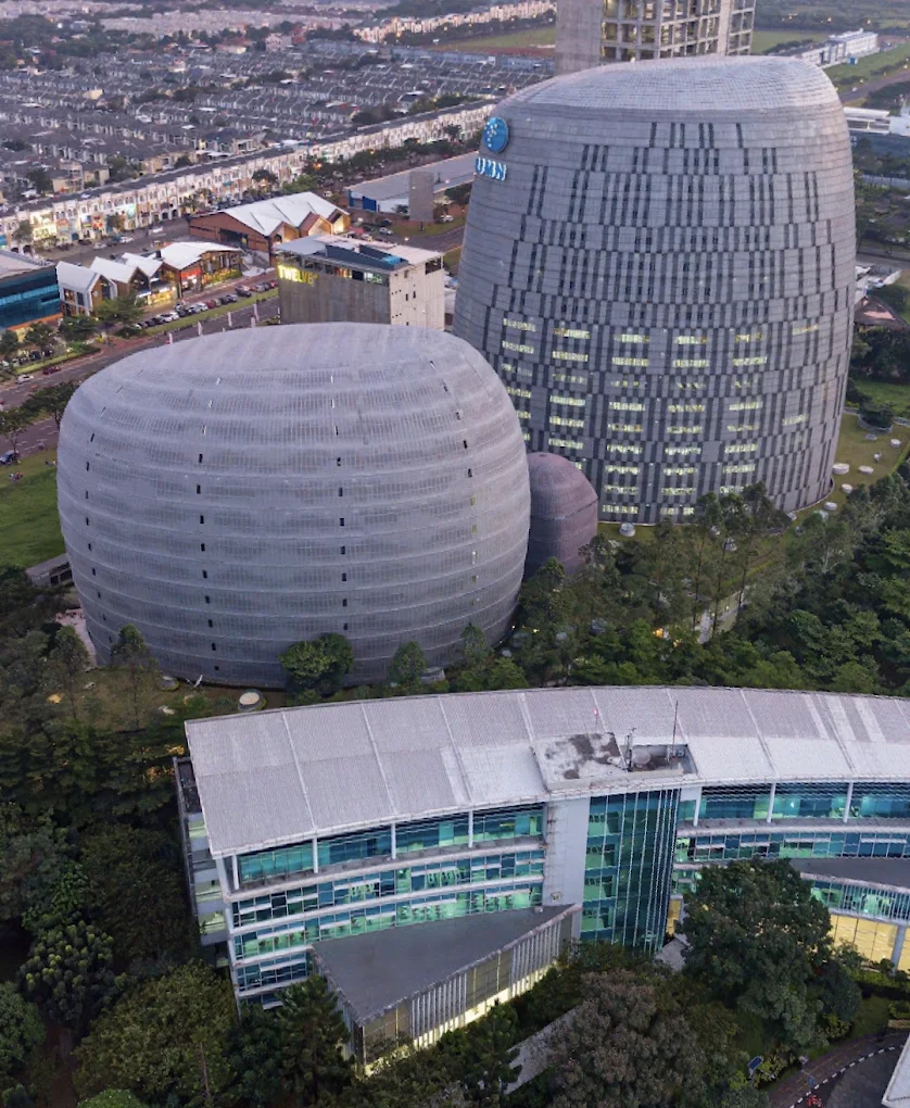 Kampus Universitas Multimedia Nusantara jurusan ilmu komunikasi