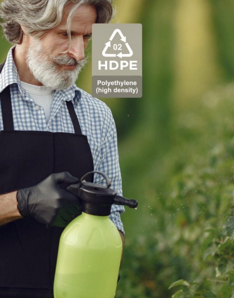 Logo jenis plastik HDPE